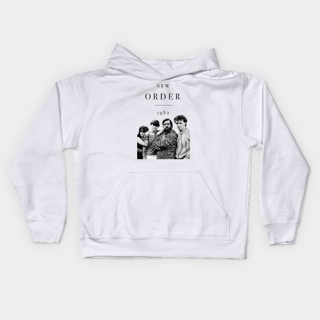 New Order 1982 Kids Hoodie by ölümprints